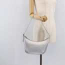 Balenciaga Mary Kate Shoulder Bag Leather Silver 771733 Auth 208601M-25