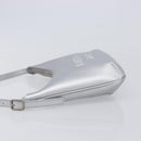 Balenciaga Mary Kate Shoulder Bag Leather Silver 771733 Auth 208601M-5