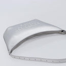Balenciaga Mary Kate Shoulder Bag Leather Silver 771733 Auth 208601M-6