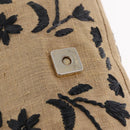FENDI Zucca Canvas Mamma Baguette Shoulder Bag Beige Gold Auth 208603SAM-17