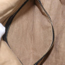 FENDI Zucca Canvas Mamma Baguette Shoulder Bag Beige Gold Auth 208603SAM-24