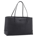 GUCCI Diamante Tote Bag Leather Black Gold 353397 Auth 208621V-1