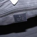GUCCI Diamante Tote Bag Leather Black Gold 353397 Auth 208621V-18