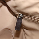 Christian Dior Trotter Canvas Hand Bag Beige Silver Auth 208624V-24