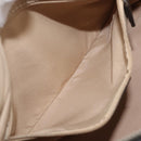 Christian Dior Trotter Canvas Hand Bag Beige Silver Auth 208624V-25