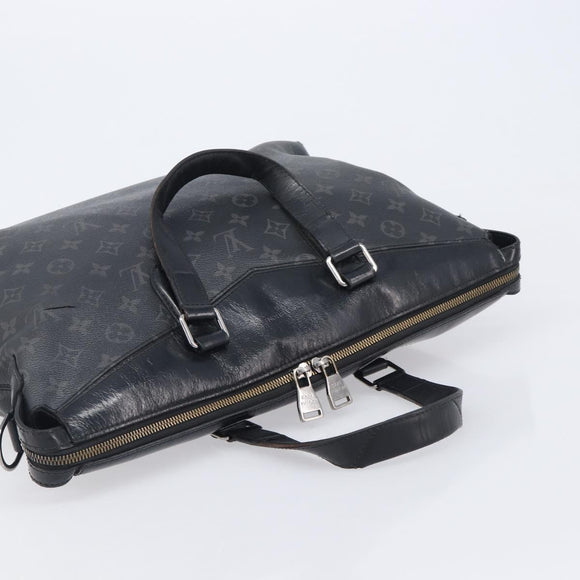 LOUIS VUITTON Monogram Eclipse Explorer Business Bag M40566 LV Auth 208626