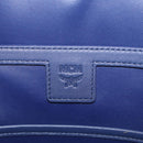 MCM Vicetos Logogram Backpack PVC Leather White Silver Auth 208627-19