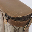 GUCCI GG Supreme Web Sherry Line Shoulder Bag PVC Beige 904 02 070 Auth 208628-17