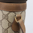 GUCCI GG Supreme Web Sherry Line Shoulder Bag PVC Beige 904 02 070 Auth 208628-18