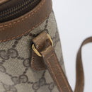 GUCCI GG Supreme Web Sherry Line Shoulder Bag PVC Beige 904 02 070 Auth 208628-19