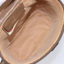 GUCCI GG Supreme Web Sherry Line Shoulder Bag PVC Beige 904 02 070 Auth 208628-23