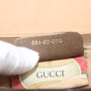 GUCCI GG Supreme Web Sherry Line Shoulder Bag PVC Beige 904 02 070 Auth 208628-26