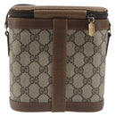 GUCCI GG Supreme Web Sherry Line Shoulder Bag PVC Beige 904 02 070 Auth 208628-3