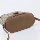 GUCCI GG Supreme Web Sherry Line Shoulder Bag PVC Beige 904 02 070 Auth 208628-6