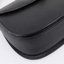 GUCCI Bamboo Hand Bag Leather Black Gold 000 2113 0633 Auth 208629V-14