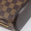 LOUIS VUITTON Damier Ebene Saria mini Hand Bag N51286 LV Auth 208637V-14