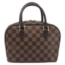LOUIS VUITTON Damier Ebene Saria mini Hand Bag N51286 LV Auth 208637V-2