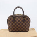 LOUIS VUITTON Damier Ebene Saria mini Hand Bag N51286 LV Auth 208637V-25