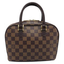 LOUIS VUITTON Damier Ebene Saria mini Hand Bag N51286 LV Auth 208637V-3
