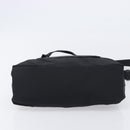 PRADA Shoulder Bag Nylon Black Silver Auth 208639V-11