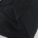 PRADA Shoulder Bag Nylon Black Silver Auth 208639V-13