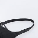 PRADA Shoulder Bag Nylon Black Silver Auth 208639V-8