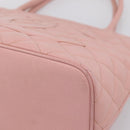 CHANEL Standard Tote Bag Caviar Skin Pink Gold CC Auth 208641V-11