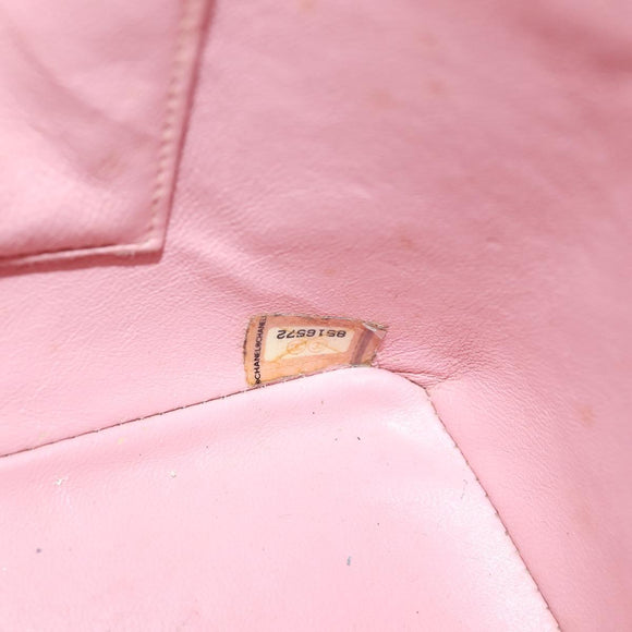 CHANEL Standard Tote Bag Caviar Skin Pink Gold CC Auth 208641V