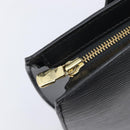 LOUIS VUITTON Epi Saint Jacques Powanie Long Bag Black M52332 LV Auth 208643V-9