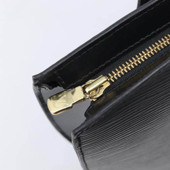 LOUIS VUITTON Epi Saint Jacques Powanie Long Bag Black M52332 LV Auth 208643V