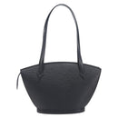 LOUIS VUITTON Epi Saint Jacques Powanie Long Bag Black M52332 LV Auth 208643V-2