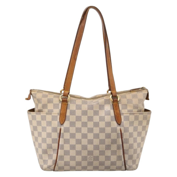 LOUIS VUITTON Damier Azur Totally MM Tote Bag N51262 LV Auth 208644