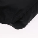 PRADA Waist Bag Nylon Black Silver Auth 208647A-17