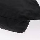 PRADA Waist Bag Nylon Black Silver Auth 208647A-18