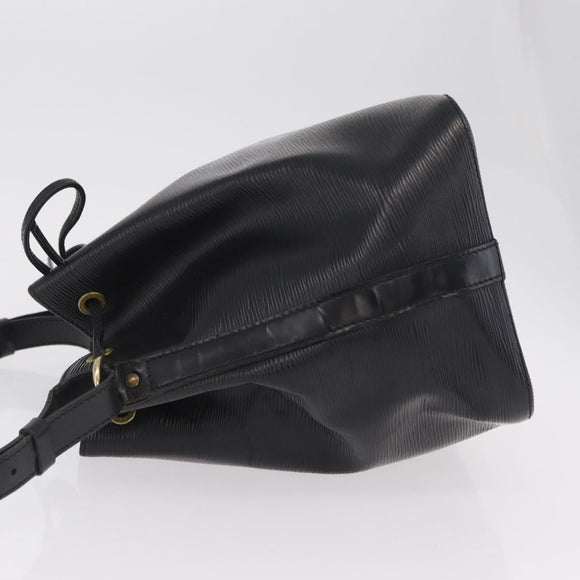 LOUIS VUITTON Epi Petit Noe Shoulder Bag Black M44102 LV Auth 208648A