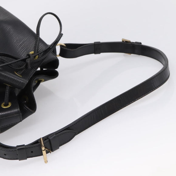 LOUIS VUITTON Epi Petit Noe Shoulder Bag Black M44102 LV Auth 208648A