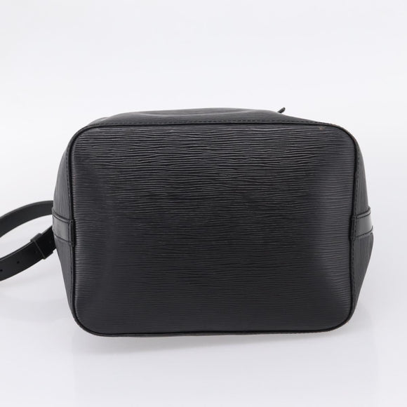 LOUIS VUITTON Epi Petit Noe Shoulder Bag Black M44102 LV Auth 208648A