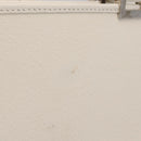 GUCCI Jackie Hand Bag Leather White Silver 002 1065 Auth 208650A-20