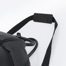 MCM Logogram Vicetos Boston Bag PVC 2way Black Gold Auth 208651-10