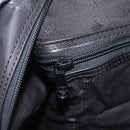MCM Logogram Vicetos Boston Bag PVC 2way Black Gold Auth 208651-22