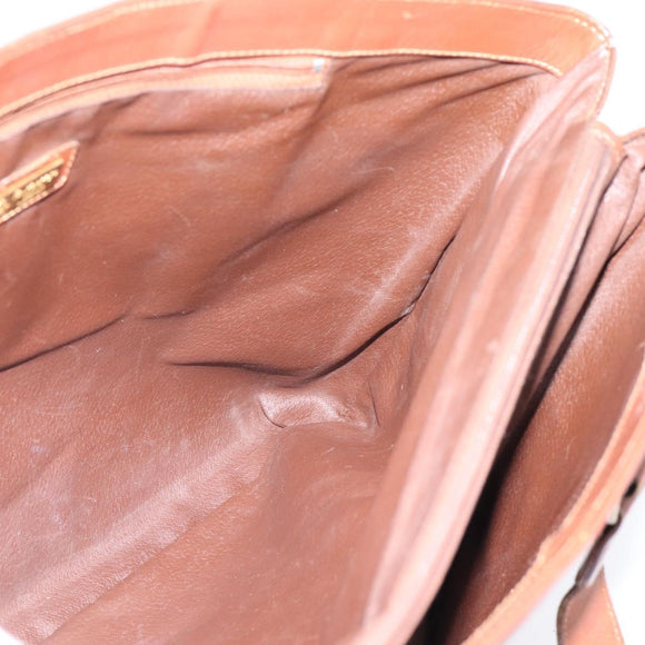 Burberrys Nova Check Tote Bag PVC Beige Gold Auth 208653