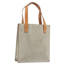 CELINE C Macadam Hand Bag Suede Beige Brown Auth 208655-1