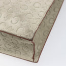 CELINE C Macadam Hand Bag Suede Beige Brown Auth 208655-12