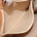 CELINE C Macadam Hand Bag Suede Beige Brown Auth 208655-21