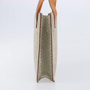 CELINE C Macadam Hand Bag Suede Beige Brown Auth 208655-4
