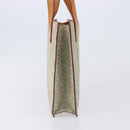 CELINE C Macadam Hand Bag Suede Beige Brown Auth 208655-5