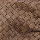 Bottega Veneta INTRECCIATO Shoulder Bag Leather Brown Gold Tone Auth 208656-19