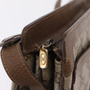 GUCCI GG Supreme Web Sherry Line Shoulder Bag PVC Beige 14 02 013 Auth 208657-10