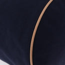 HERMES POSITION MIMILL Shoulder Bag Canvas Navy Gold Auth 208659A-9