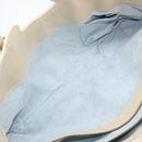 Bottega Veneta INTRECCIATO Tote Bag Leather White Silver 158673 Auth 208660A-23